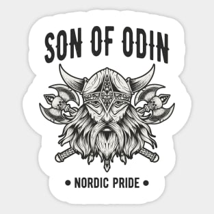 Viking Son Of Odin Norse Mythology Sticker